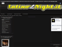 Tablet Screenshot of latino2night.it